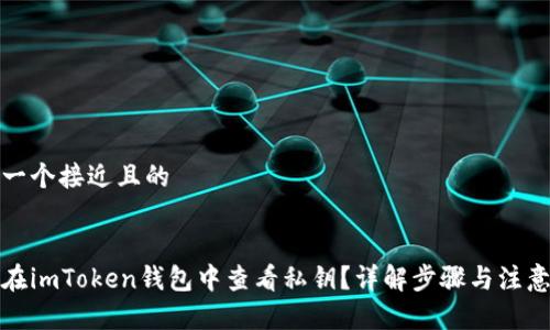 思考一个接近且的


如何在imToken钱包中查看私钥？详解步骤与注意事项